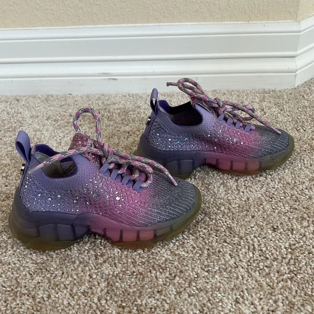 Steve Madden Girls J-Miss Ombre Rhinestone Sneakers